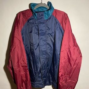 Vintage Van Heusen golf jacket with packable hood